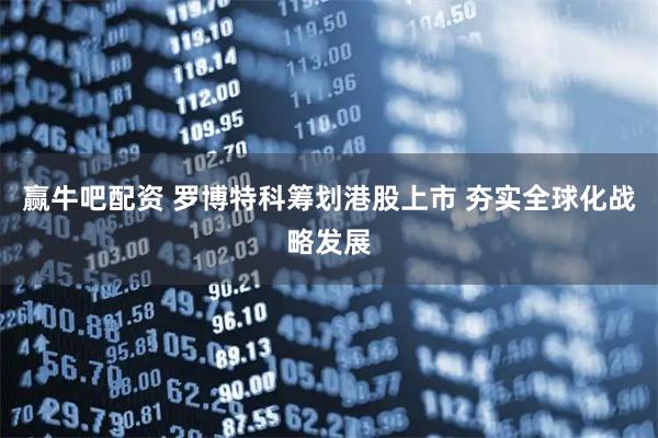 赢牛吧配资 罗博特科筹划港股上市 夯实全球化战略发展